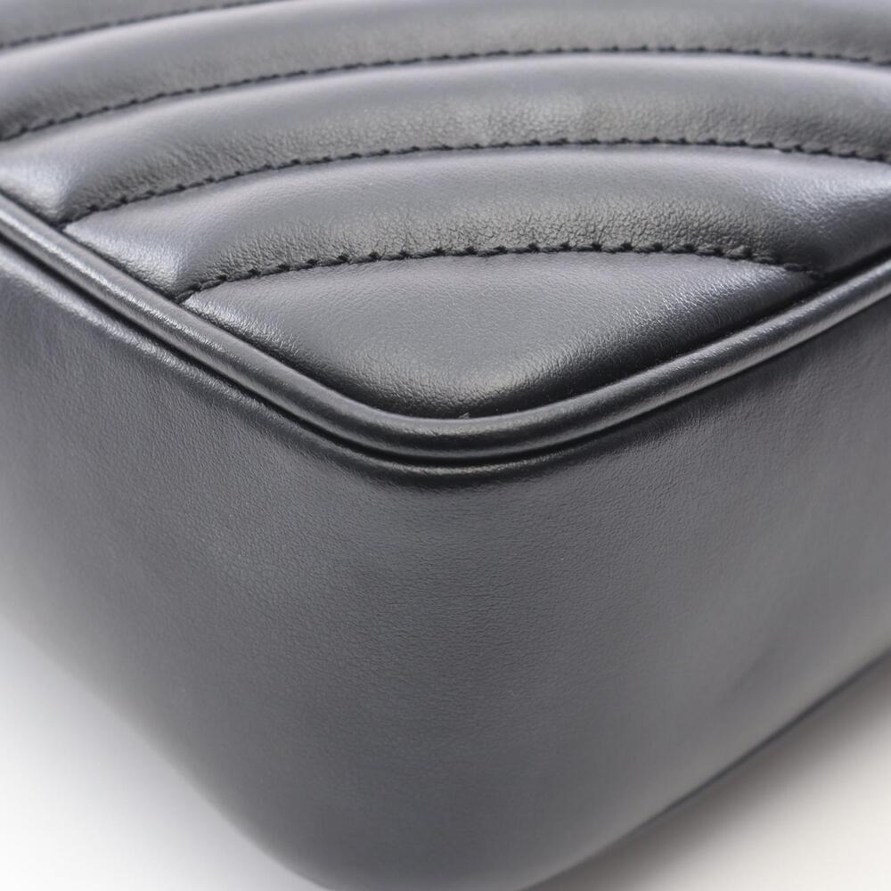 Saint Laurent Paris LOU Monogram Camera Bag Shoulder Leather Black - Picture 4 of 6